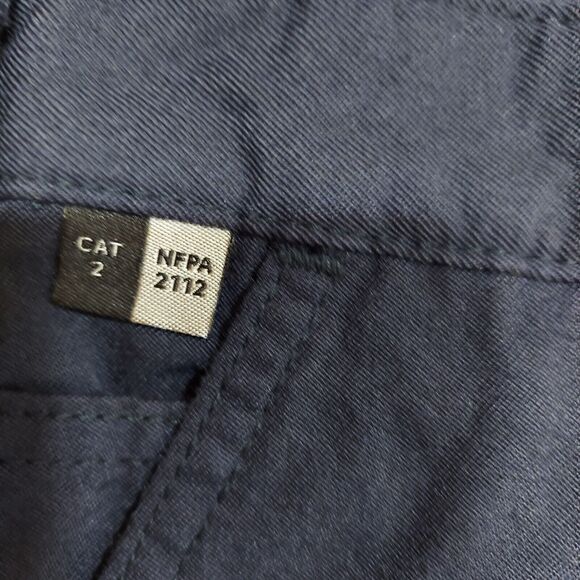 Carhartt FR Flame Resistant 73478-20 Dungaree Fit Pants Mens 40x30 Navy - Picture 3 of 9